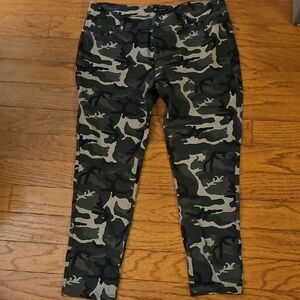 SHINESTAR CAMO STRETCH SKINNY JEANS JUNIOR L